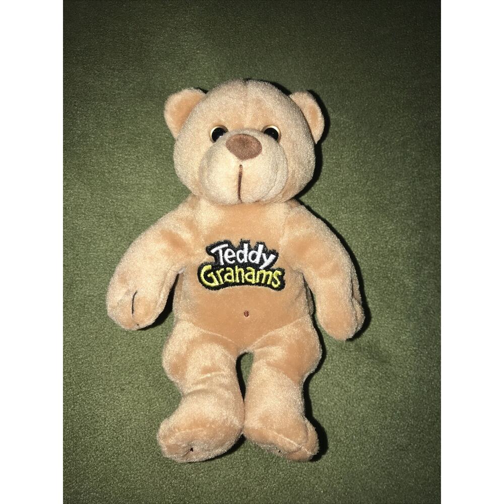 Teddy Grahams Yummy Honey Bear Bean Bag Plush Stuffed Animal Soft Toy 7"